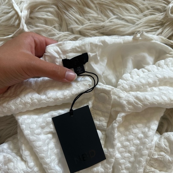 NBD Ruby Mini Dress In Star White - Picture 3 of 3